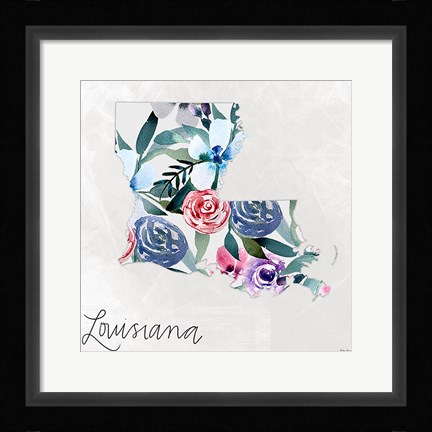 Framed Louisiana Print