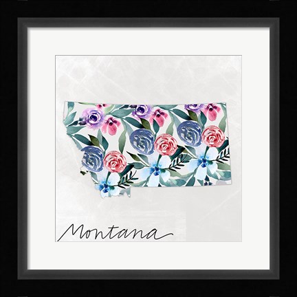 Framed Montana Print