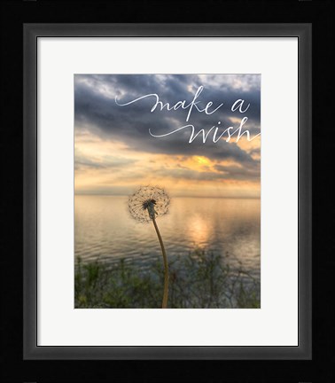 Framed Make a Wish Print