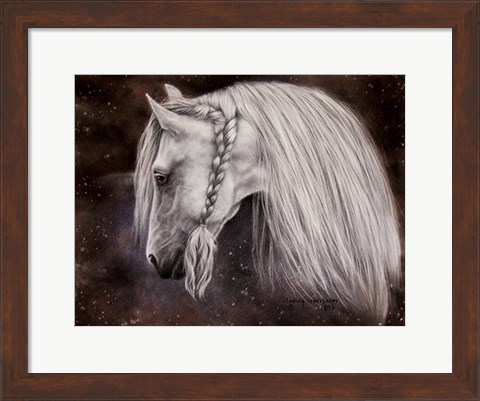 Framed Beauty with a Twist Print