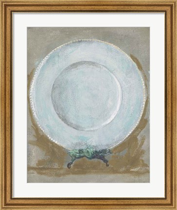 Framed Dinner Plate II Print