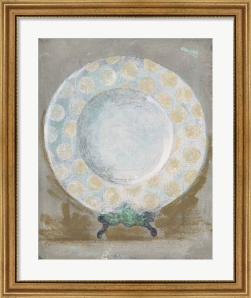 Framed Dinner Plate III Print