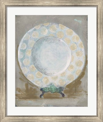 Framed Dinner Plate III Print