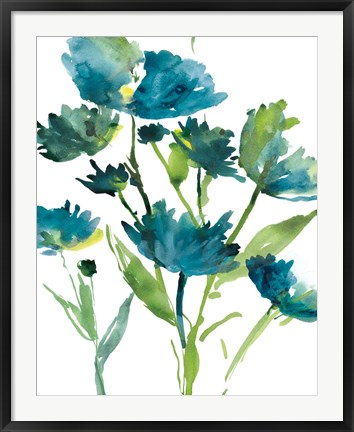 Framed Blueberry Blooms  I Print