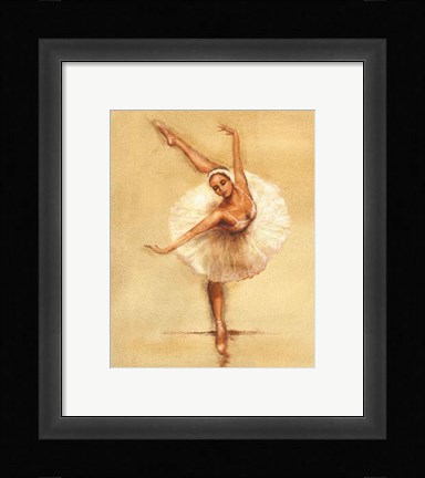 Framed Ballerina I Print