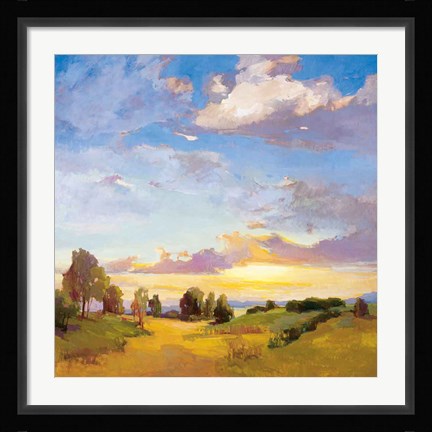 Framed Golden Horizons Print