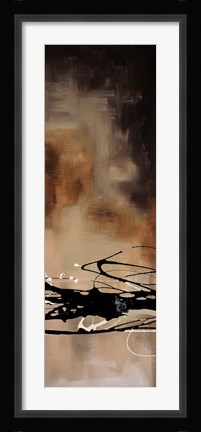 Framed Tobacco and Chocolate I Print