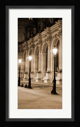 Framed Paris Lights II Print