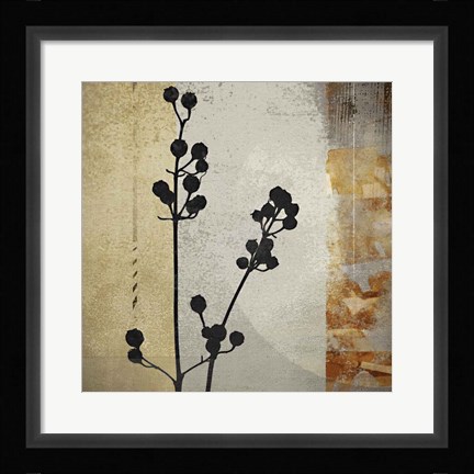 Framed Sombras de Oro II Print