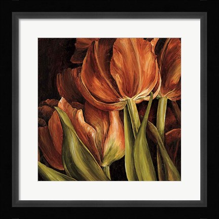 Framed Color Harmony I Print