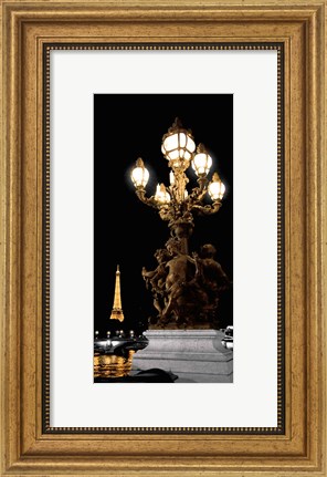 Framed Paris Nights II Print