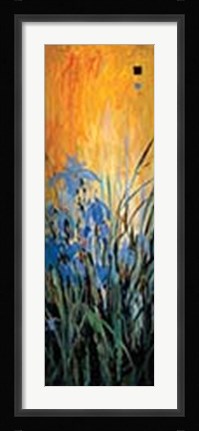 Framed Golden Winged Garden II Print