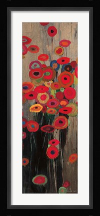 Framed Garden Parade I Print