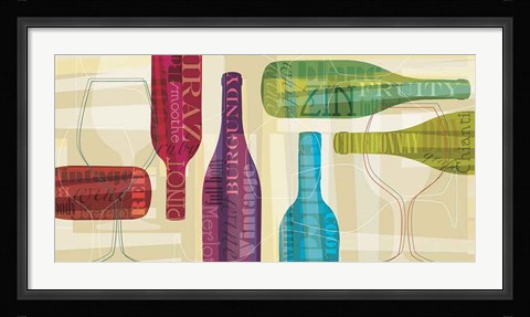 Framed All Bottled Up Print