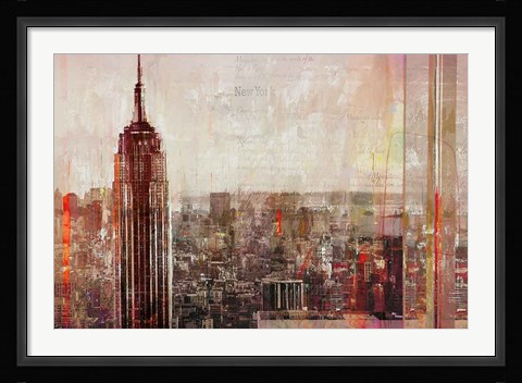 Framed Shades of New York Print