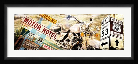 Framed Route 66 Print