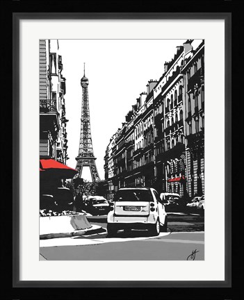 Framed Paris II - Black Print