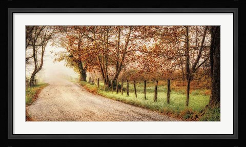 Framed Fog Ahead Print