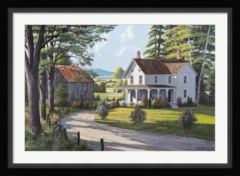 Framed Old Friends Print