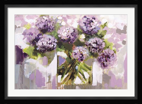 Framed Blush Hydrangea Print