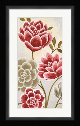 Framed Lace Petals II Print
