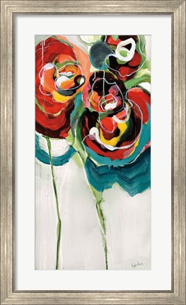 Framed Wasabi Rose I Print