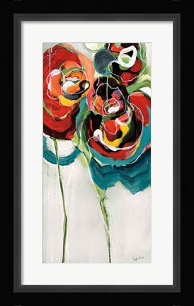 Framed Wasabi Rose I Print