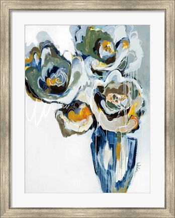 Framed Blooms of Earl Gray Print