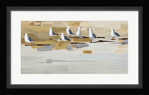 Framed Late Afternoon Gathering ? Print