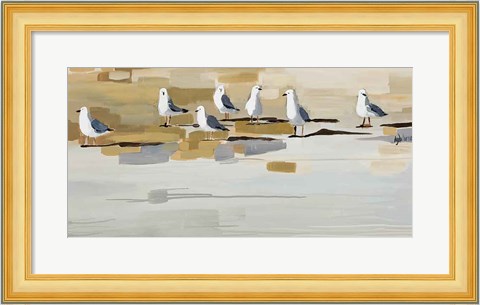 Framed Late Afternoon Gathering ? Print