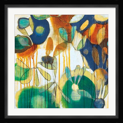 Framed Tropical Burst II Print