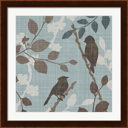 Framed Sparrow&#39;s Garden II Print