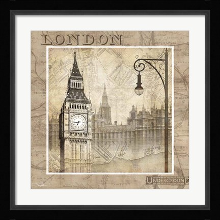 Framed London Calling Print