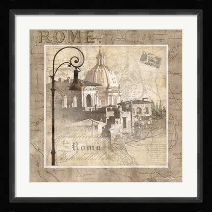 Framed When in Rome Print
