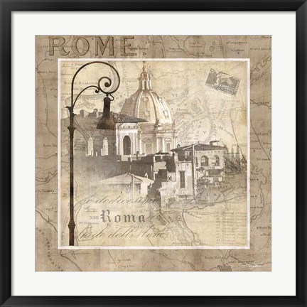 Framed When in Rome Print