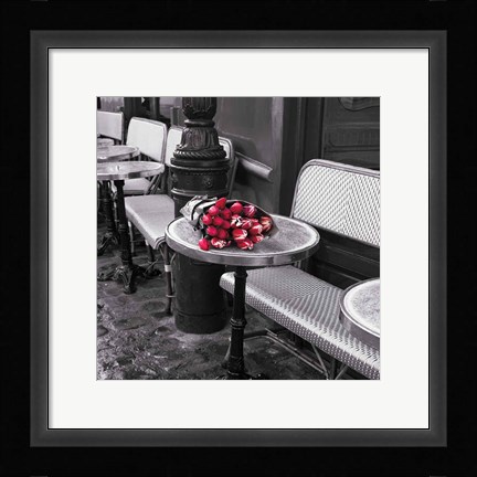 Framed Say It With Flowers I Print