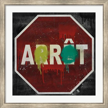 Framed Arret Print