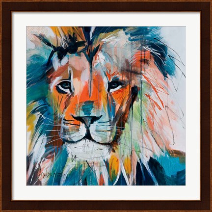 Framed Do You Want My Lions Share Print