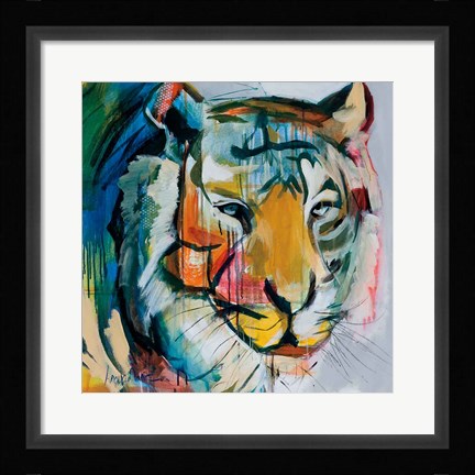 Framed Tiger Tiger Print
