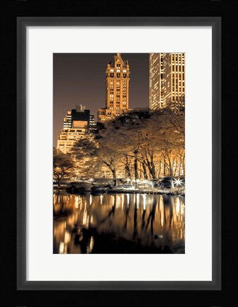 Framed Central Park Glow II Print
