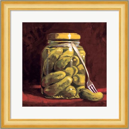 Framed Pickle Fork Print