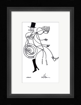 Framed Spanish Sketches I Print