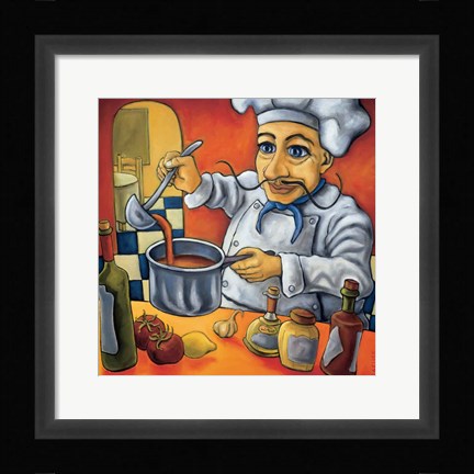 Framed Leonardo Print