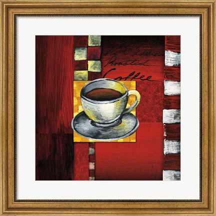 Framed Brewing Coffee Print