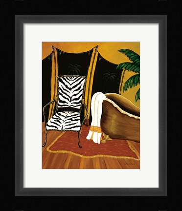 Framed Safari Bath Print