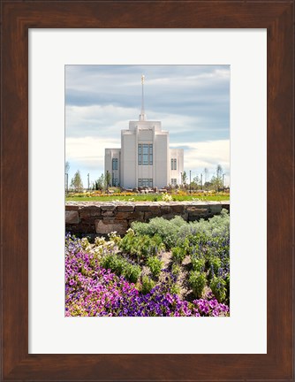 Framed Twin Falls Temple Print