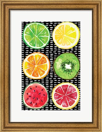 Framed Summer Sweetness Fruits Print