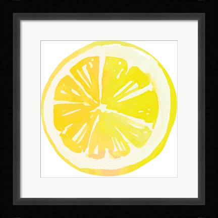 Framed Lemon Place Print