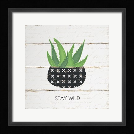 Framed Stay Wild Print