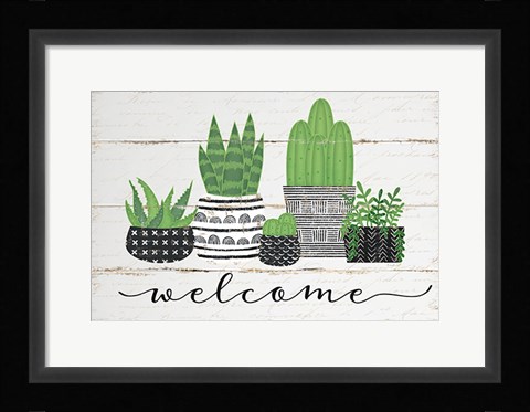 Framed Welcome Print